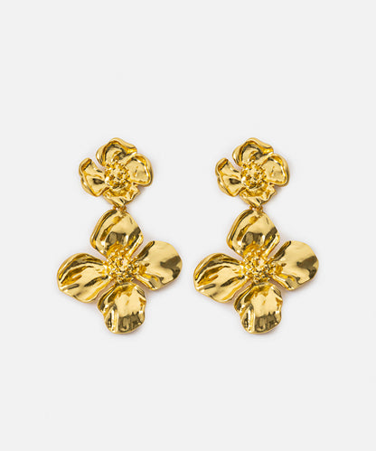 Dangle flower earrings