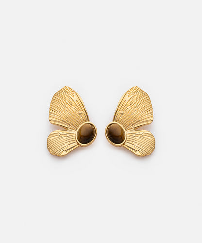 Earrings with stones