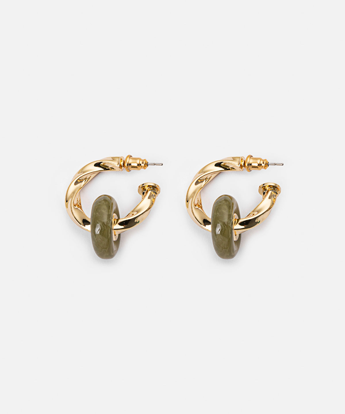 Beaded Hoop Earrings