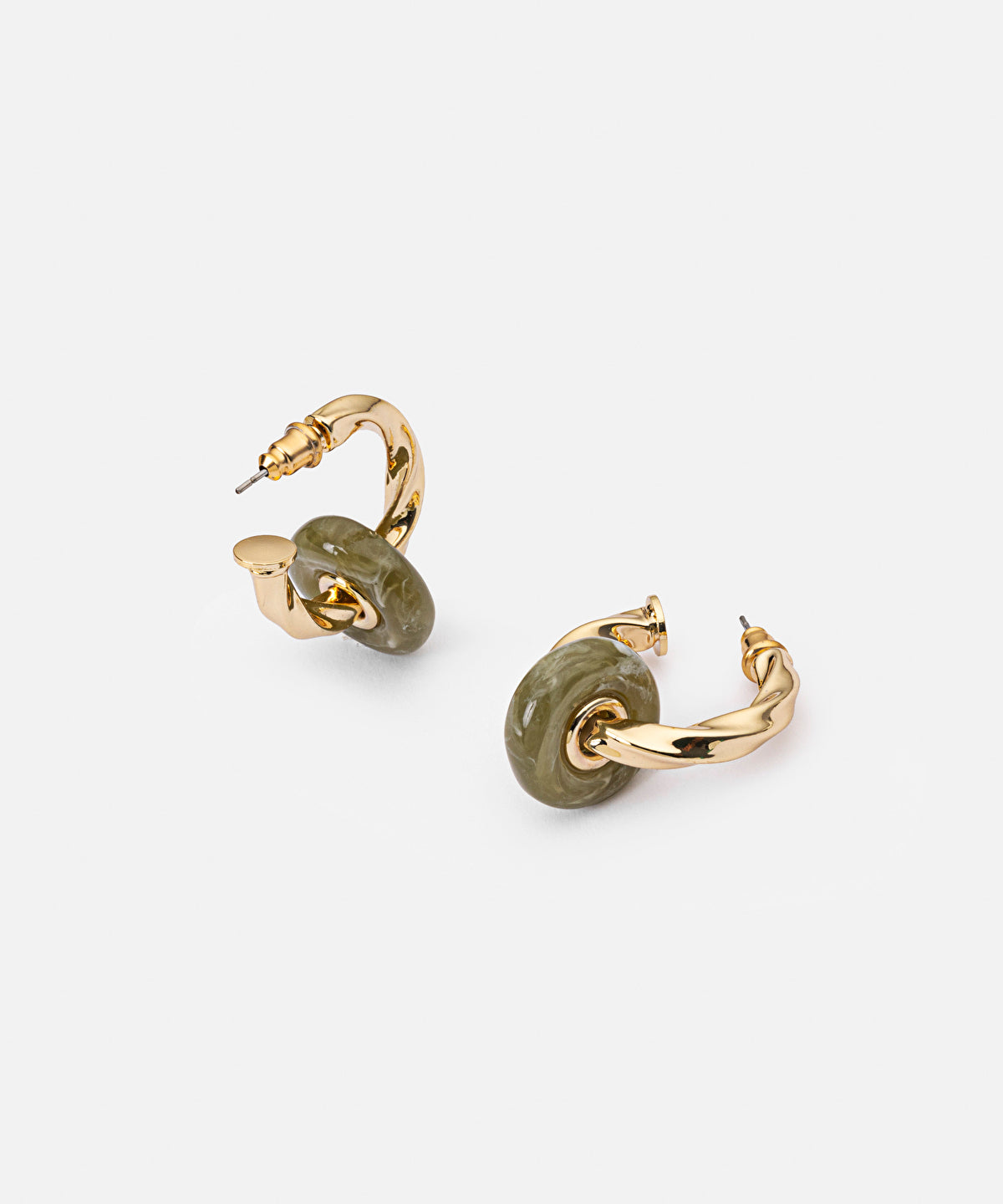 Beaded Hoop Earrings