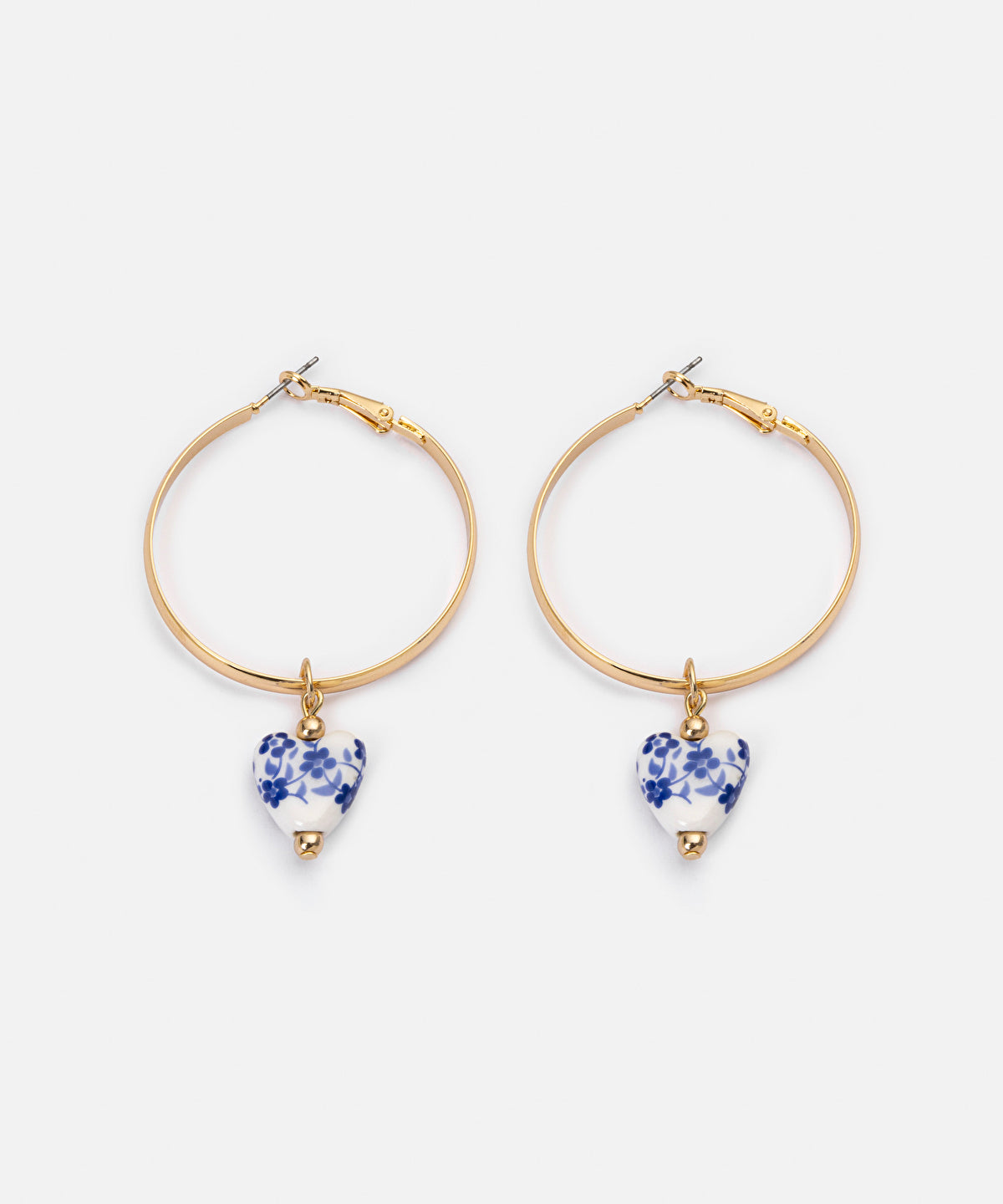 Heart Hoop Earrings