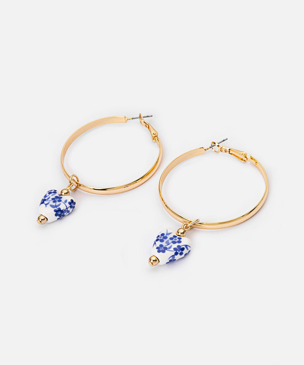 Heart Hoop Earrings