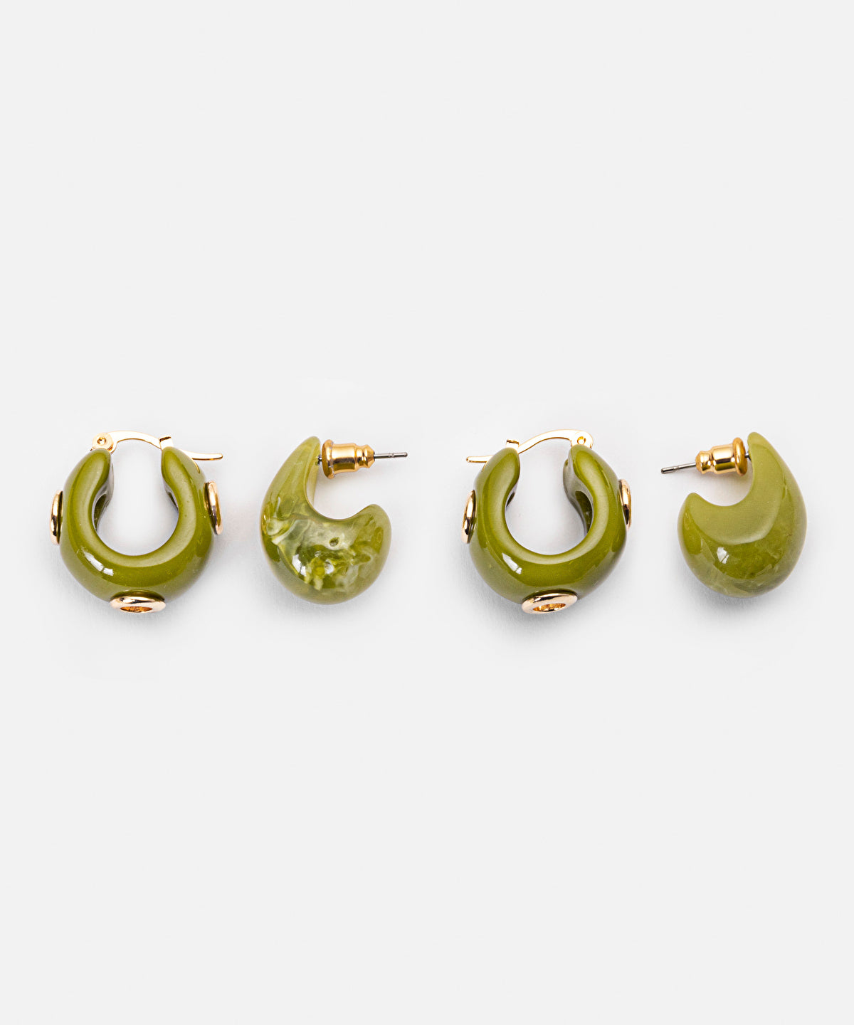 Zoomed Earrings Set
