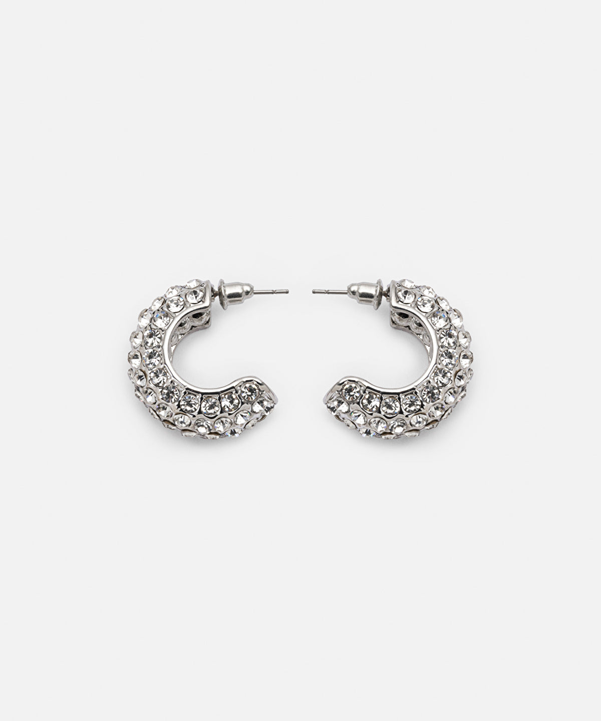 Rhinestone Hoop Earrings