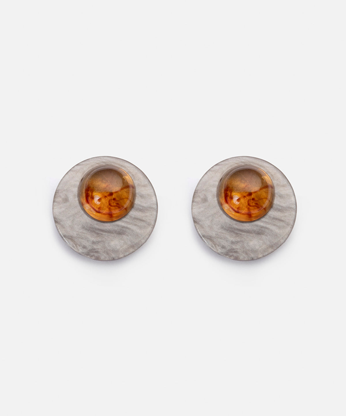 Zoomed Contrast Acrylic Earrings