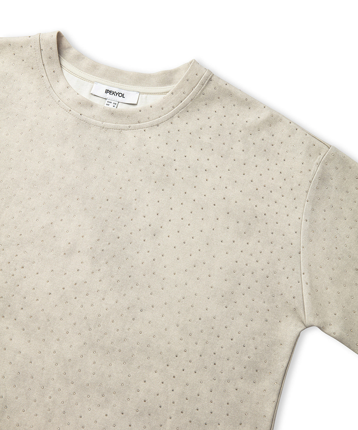 Zoomed Oversize Rhinestone T-Shirt