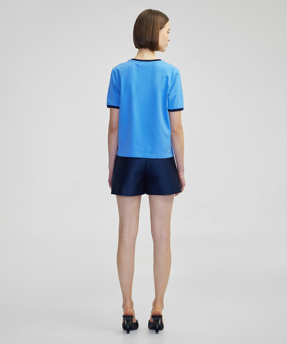 Zoomed Logo Embroidered T-Shirt