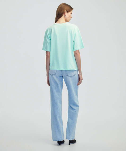 Asymmetric Twisted T-Shirt