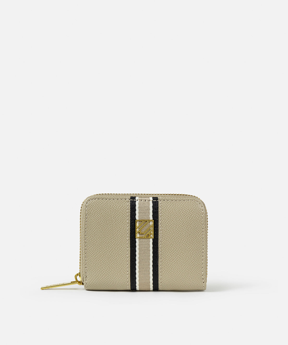 Zoomed Grosgrain Stripe Wallet