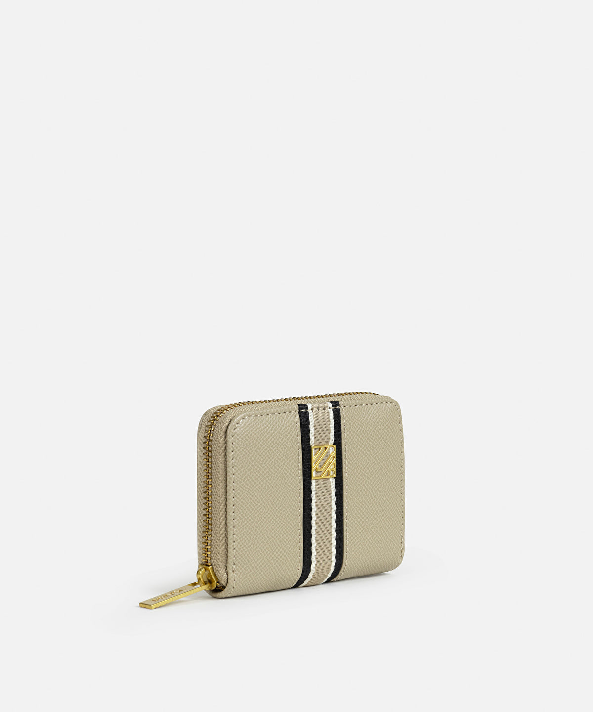 Zoomed Grosgrain Stripe Wallet