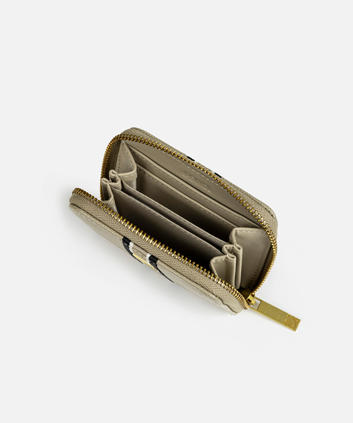 Zoomed Grosgrain Stripe Wallet