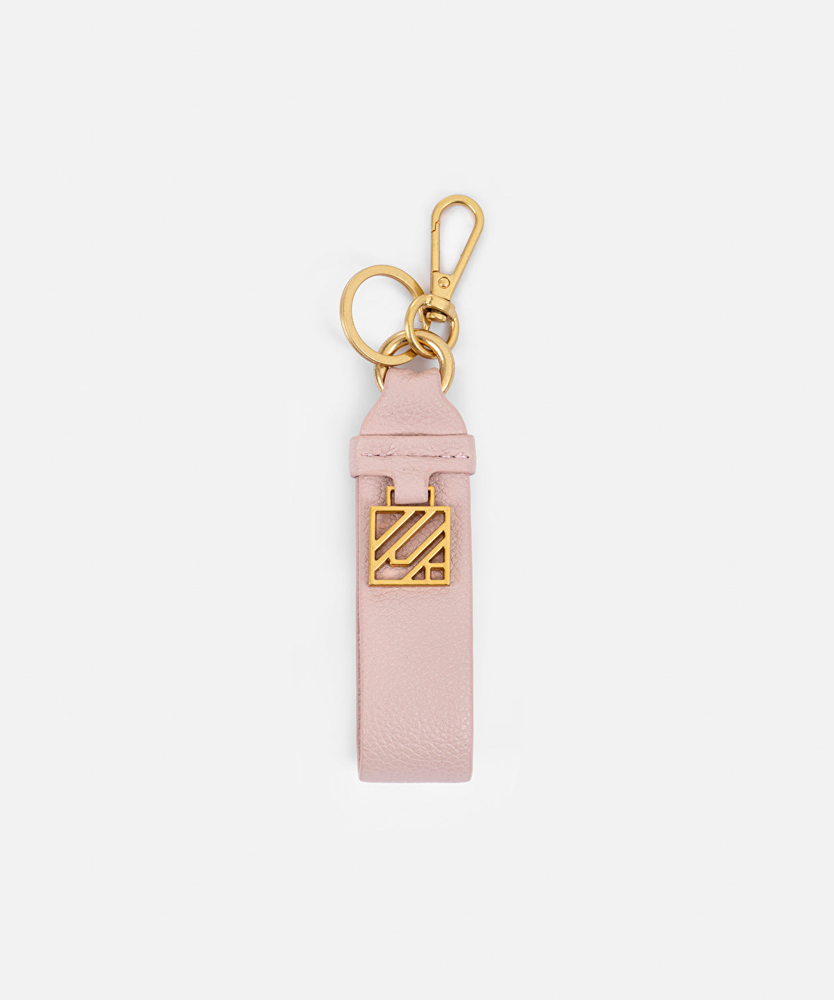 Zoomed Monogram Keychain