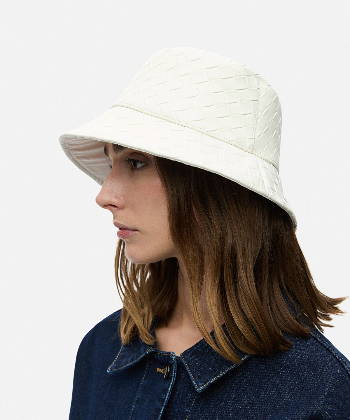 Zoomed Textured Bucket Hat