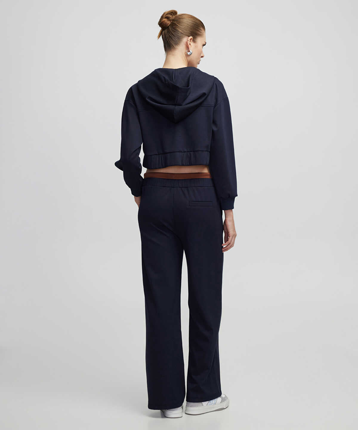 Sweatshirt With Monogram Applique