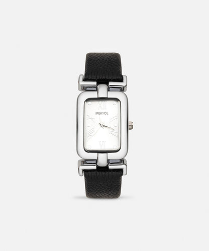 Rectangular wristwatch