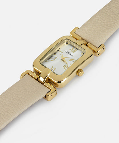Rectangular wristwatch