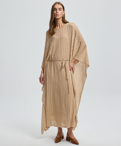 Batwing Sleeve Knit Dress