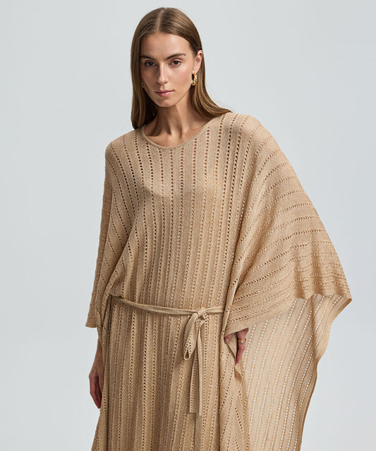 Batwing Sleeve Knit Dress