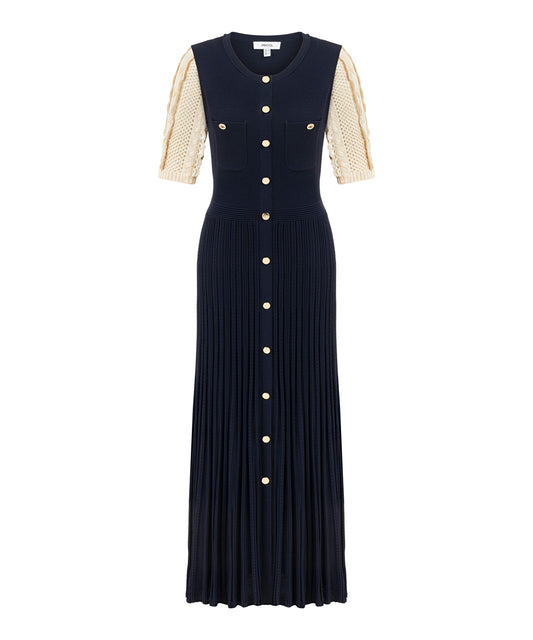 Color-Block Knit Dress