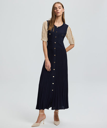Color-Block Knit Dress