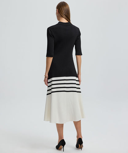 Color-Block Knit Dress