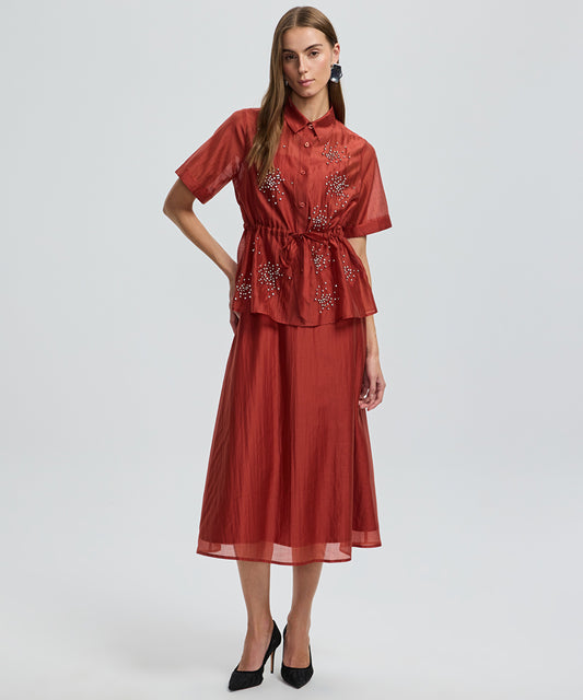 Layered Embellished Dress