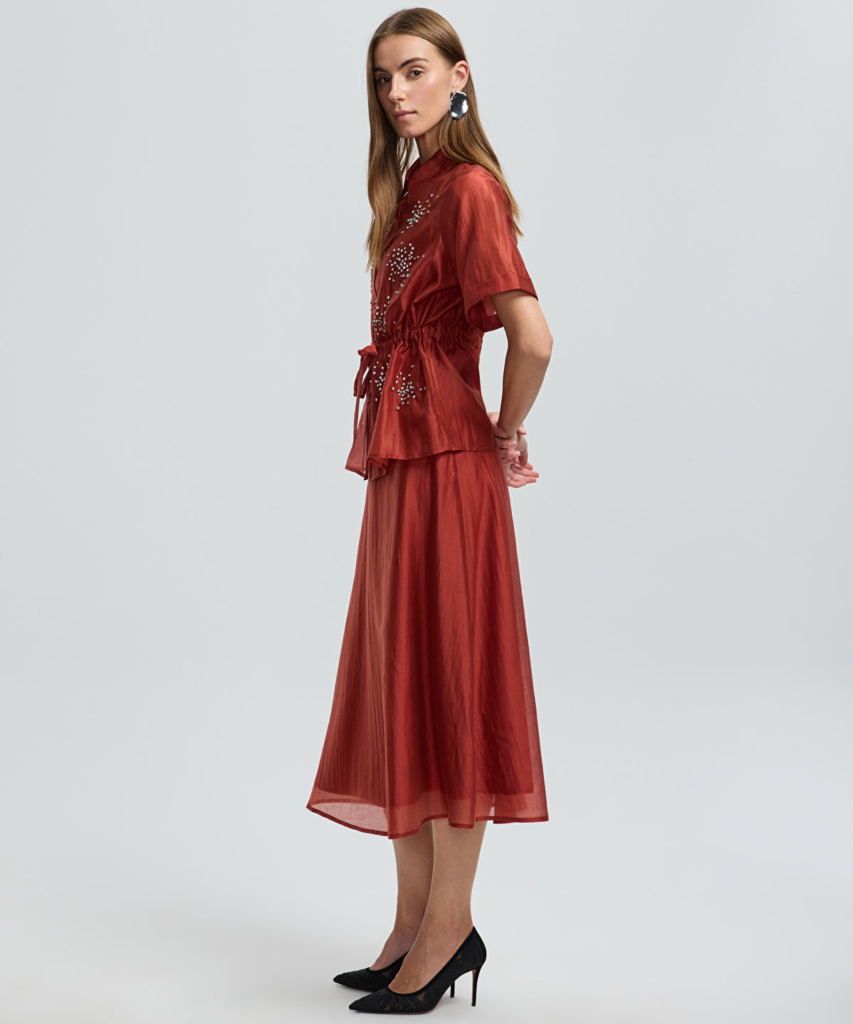 Layered Embellished Dress