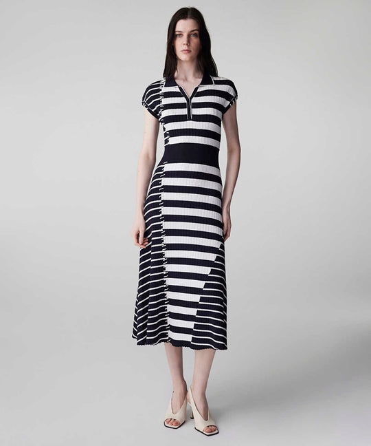 Striped Knit Dress
