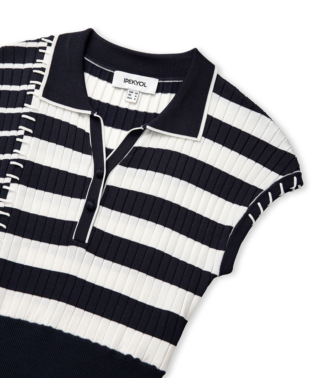 Zoomed Striped Knit Dress
