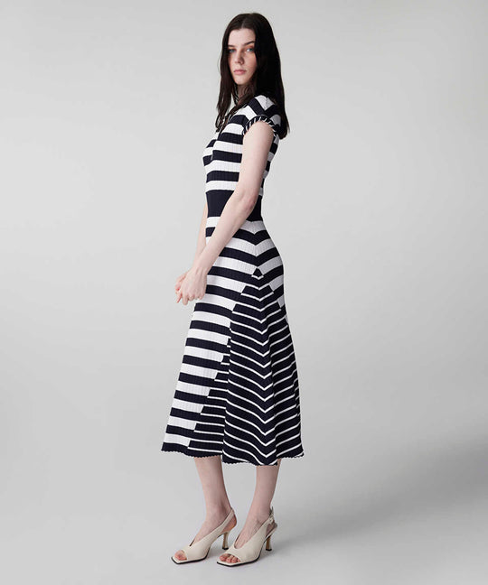 Striped Knit Dress