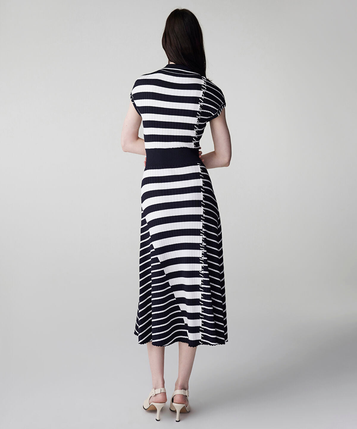 Zoomed Striped Knit Dress