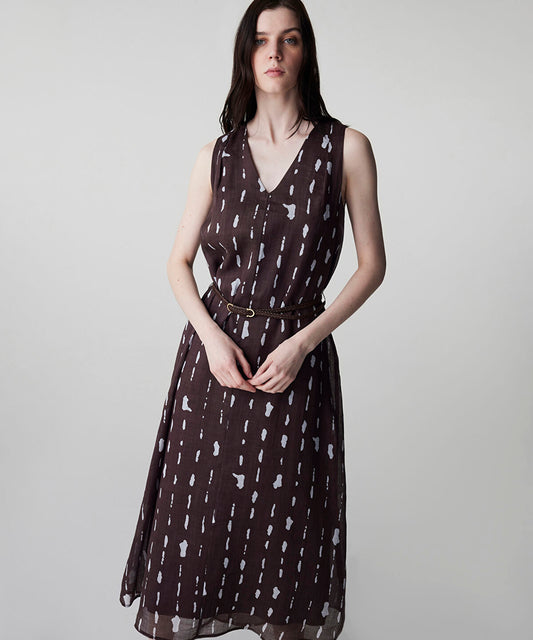 Printed Linen Dress