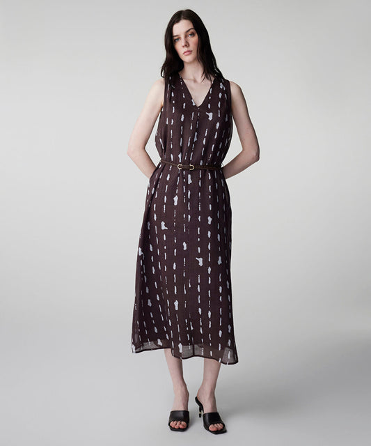 Printed Linen Dress