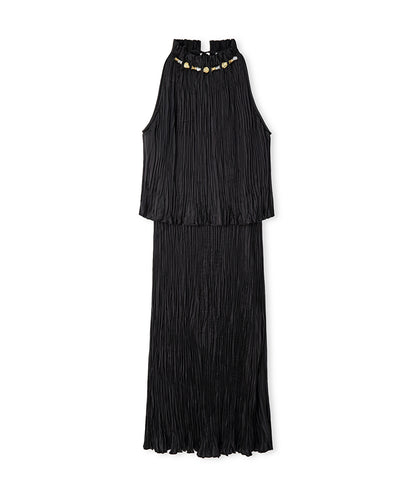 Textured Embellished Dress