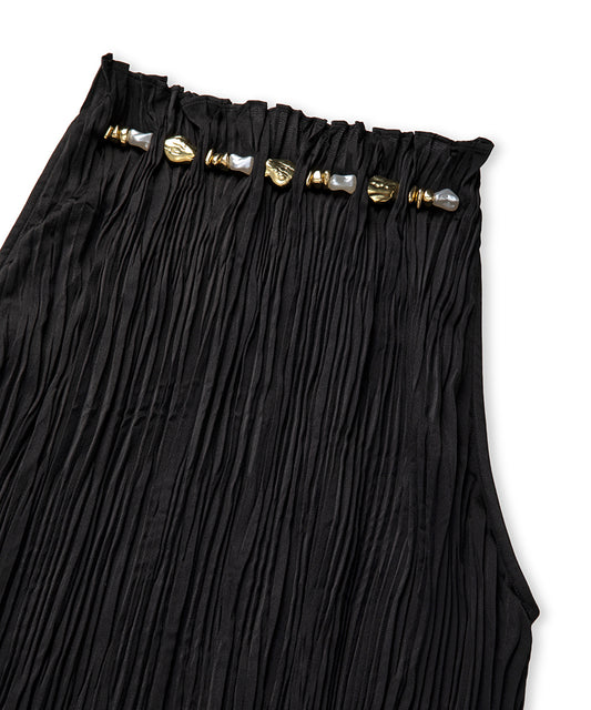 Textured Embellished Dress