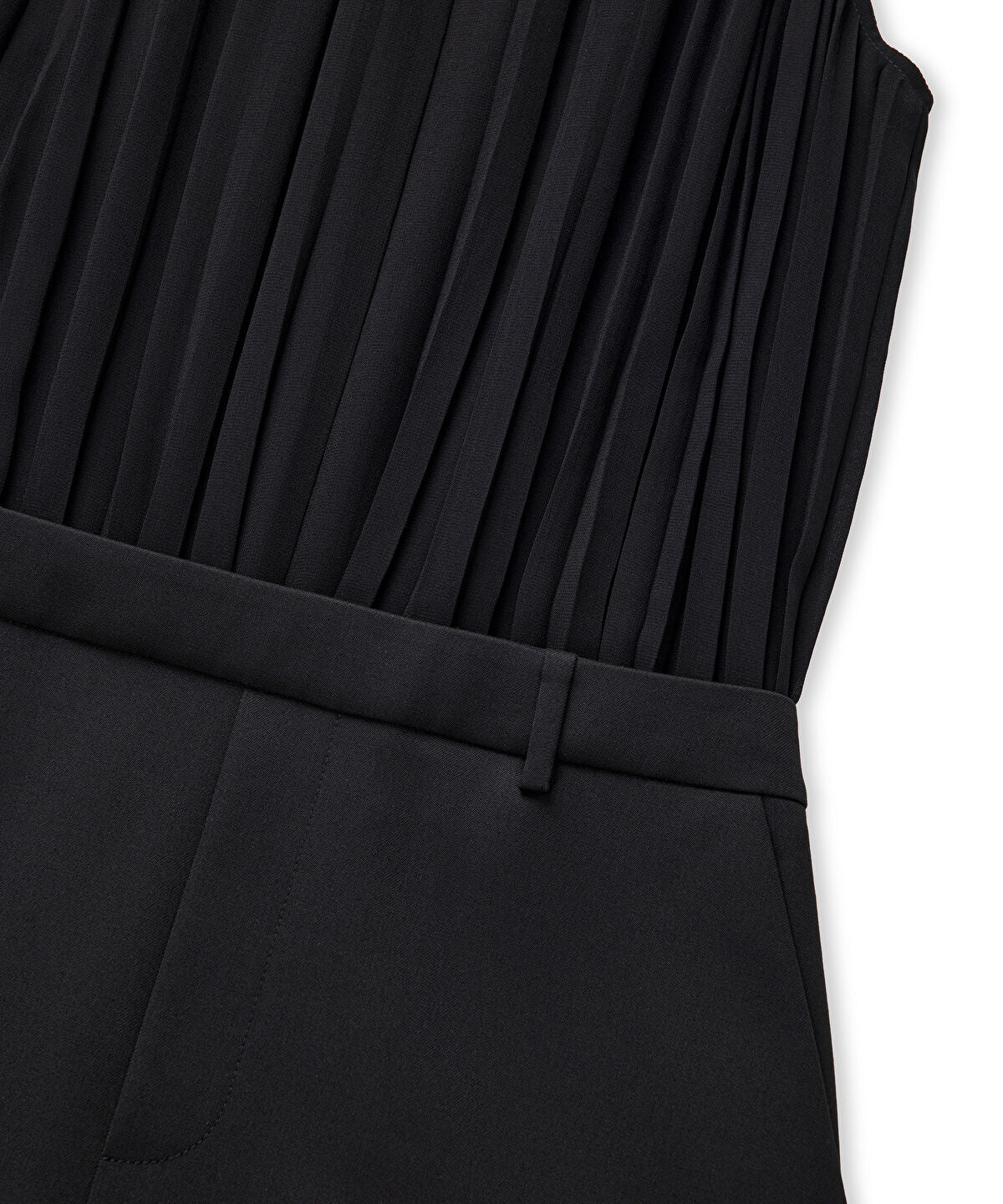 Zoomed Belted Combination Dress