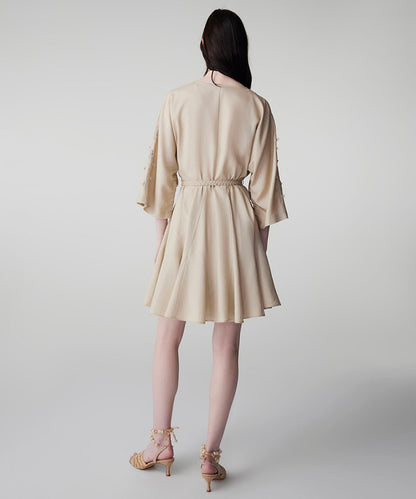 Embroidered Cutout Dress