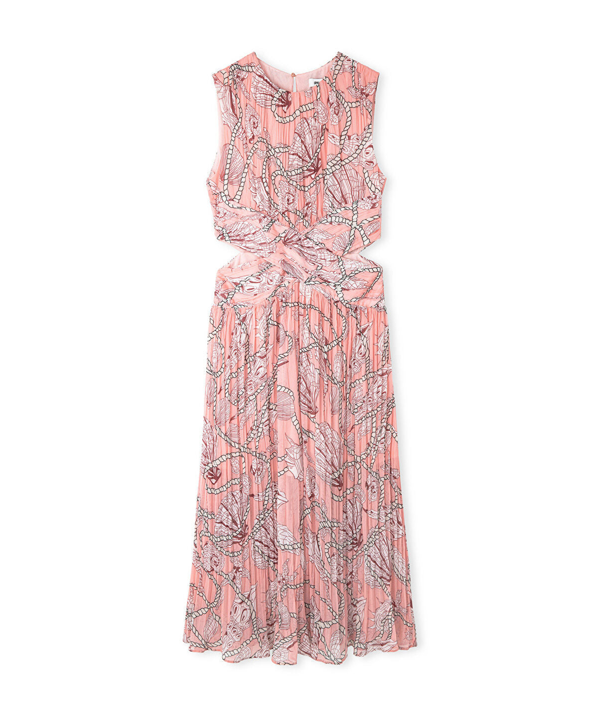 Zoomed Printed Cutout Dress