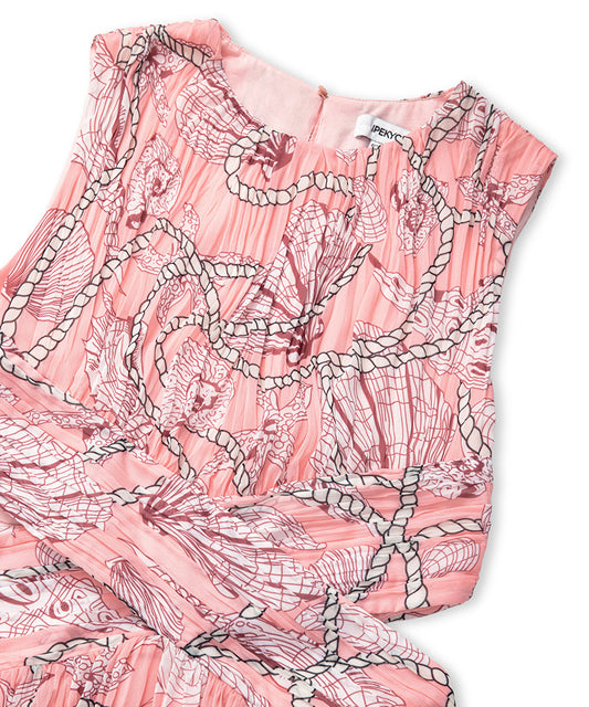 Printed Cutout Dress