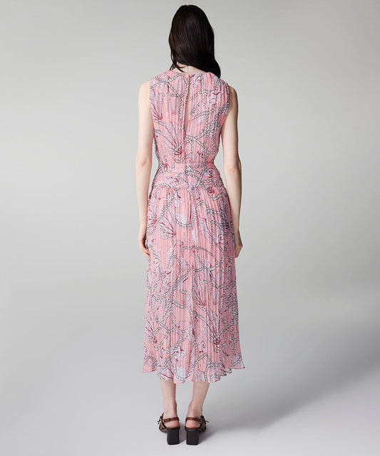 Printed Cutout Dress