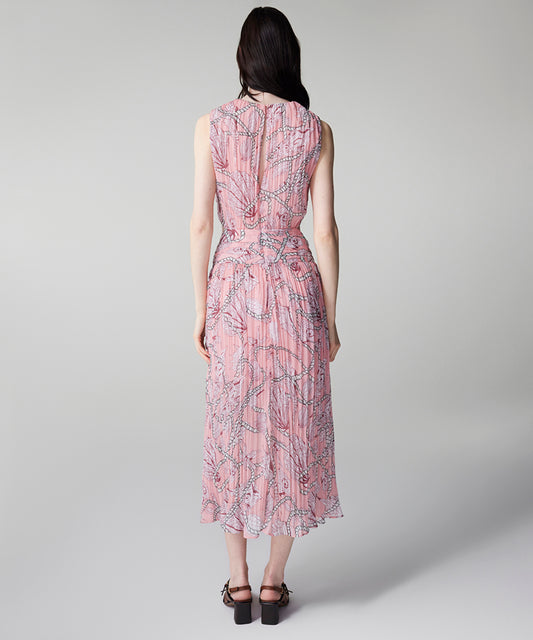 Printed Cutout Dress