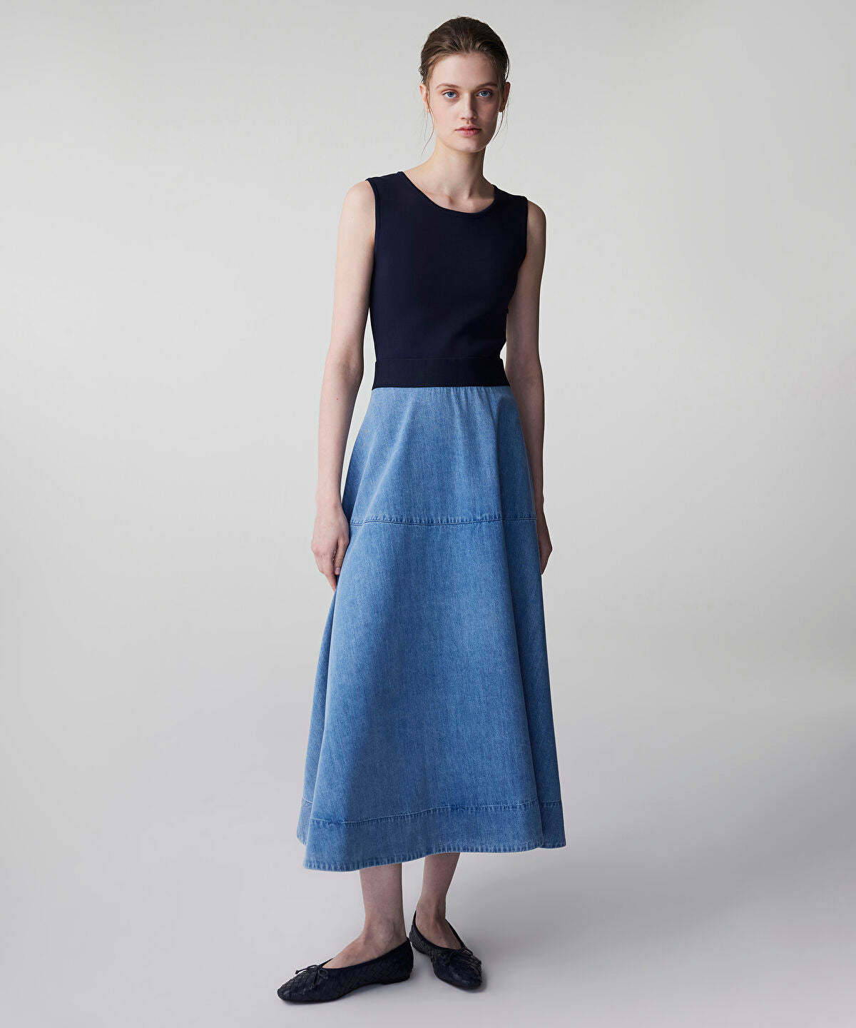 Zoomed Combination Dress