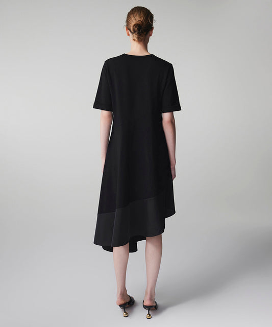 Asymmetric Mixed Dress 