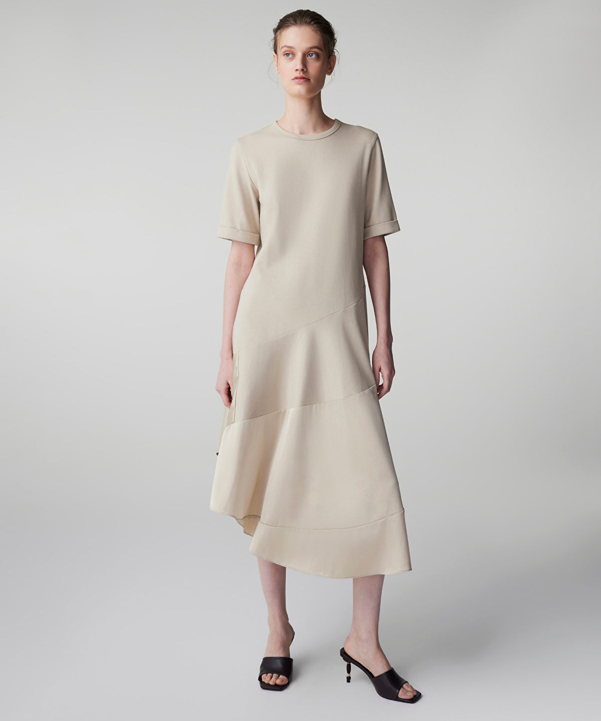 Asymmetric Mixed Dress 