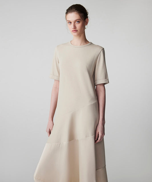 Asymmetric Mixed Dress 