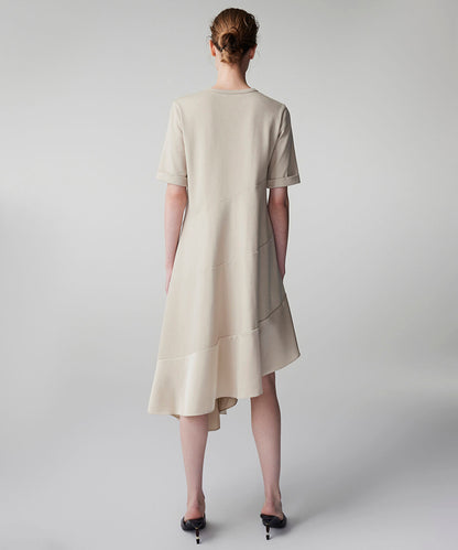 Asymmetric Mixed Dress 