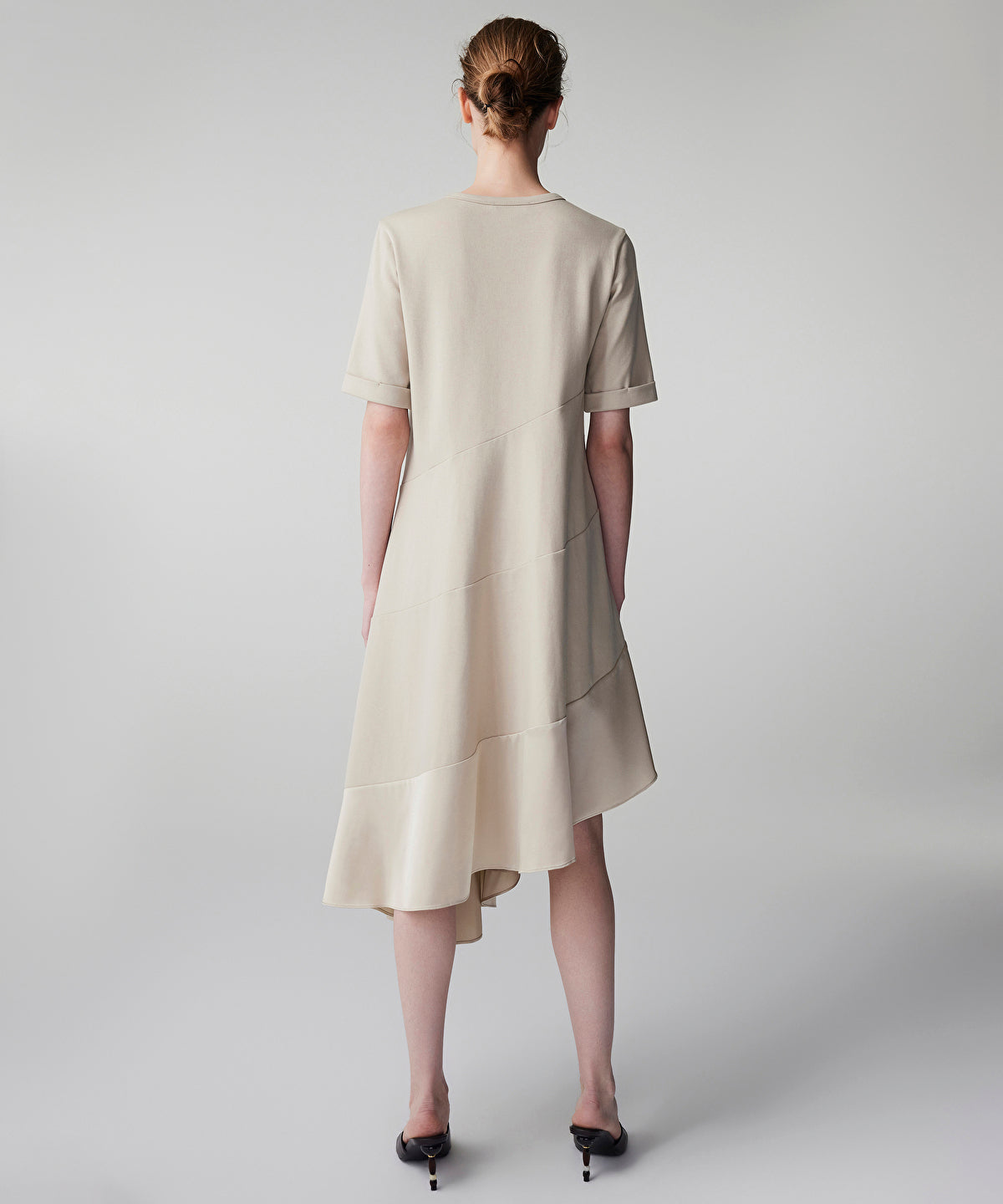 Asymmetric Mixed Dress 