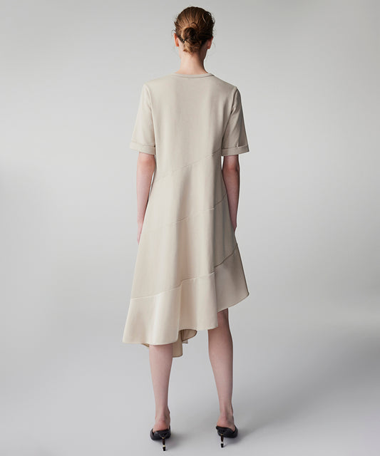 Asymmetric Mixed Dress 