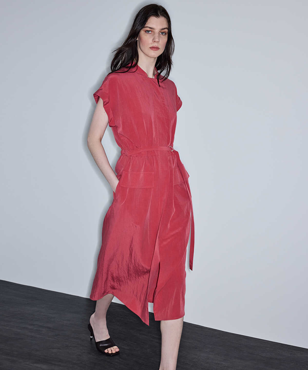 Belted Shirt Dress