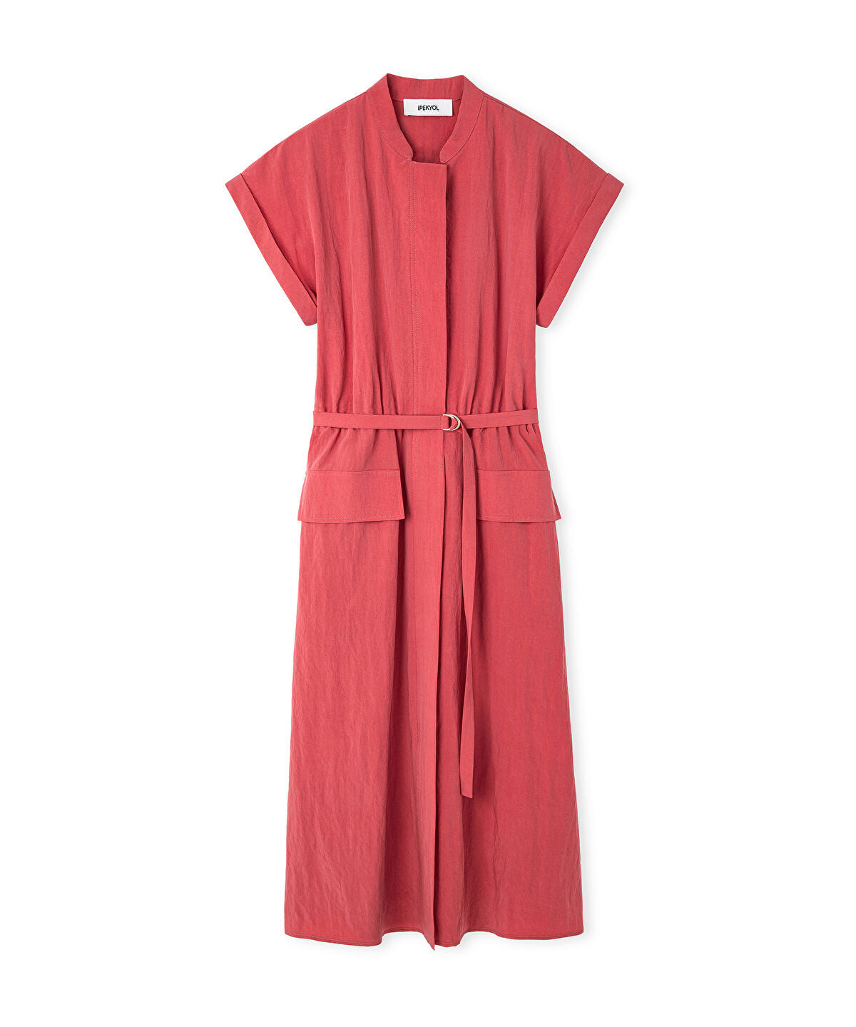 Zoomed Belted Shirt Dress
